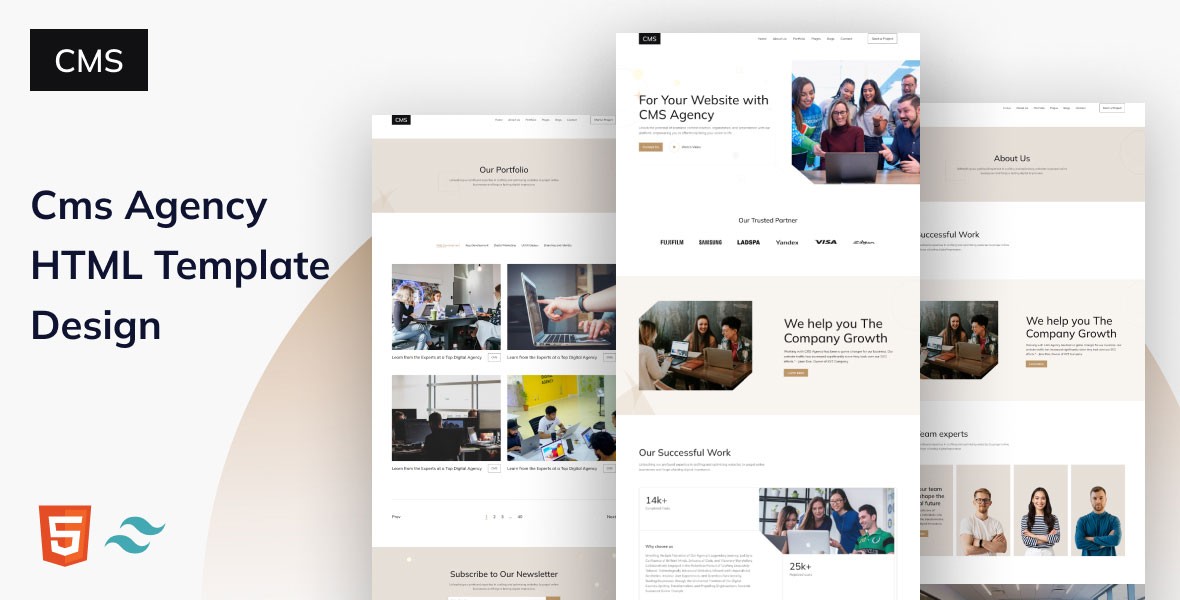 CMS Agency Template Design