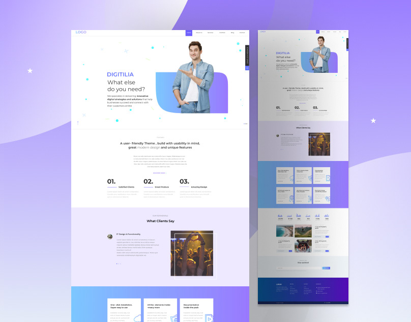 Digital Business Consulting Agency Template Design