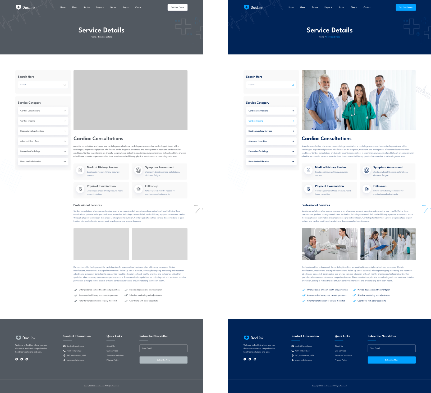 Medical & Health Care Website Case Study