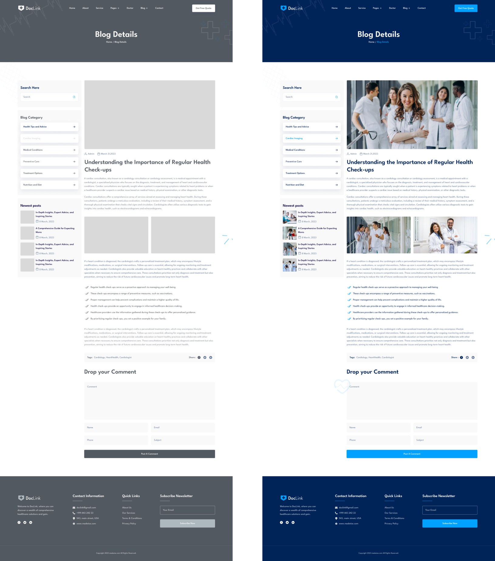 Medical & Health Care Website Case Study