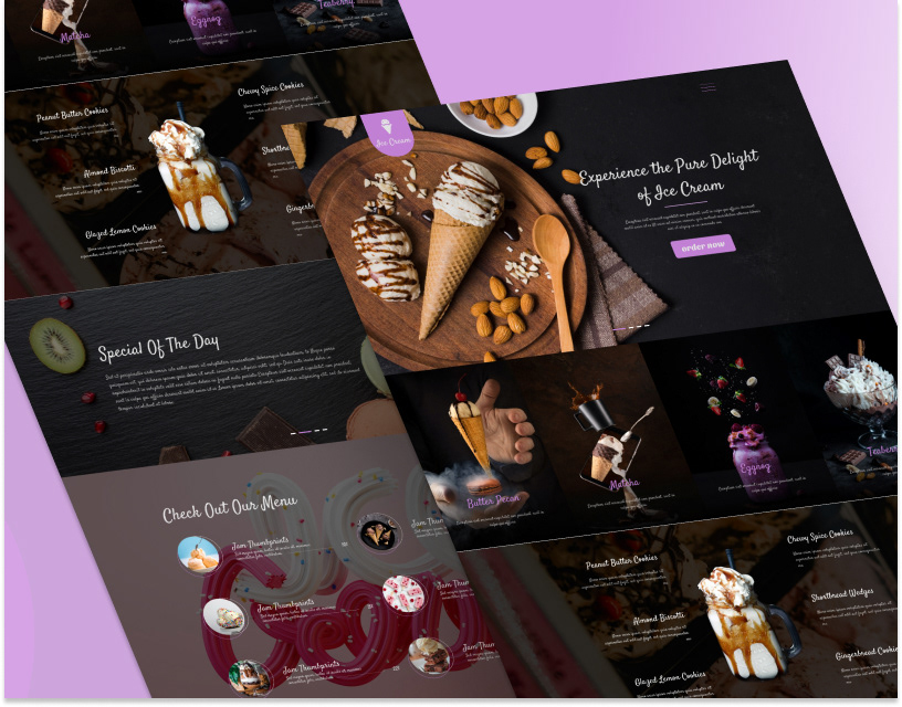 5 Key Features for Ice Cream Shop Web Template Success