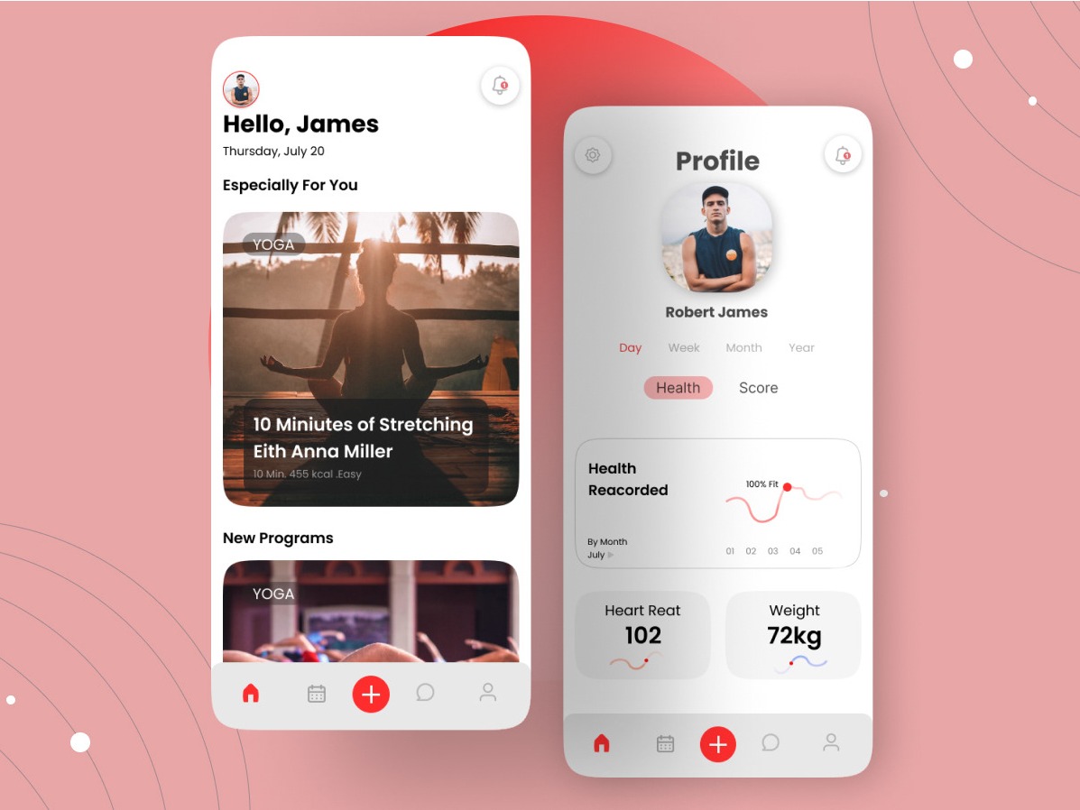 Yoga App UI Design