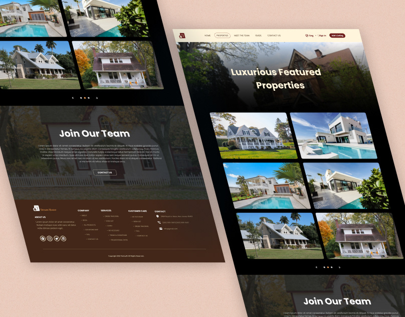 Real Estate Template Design