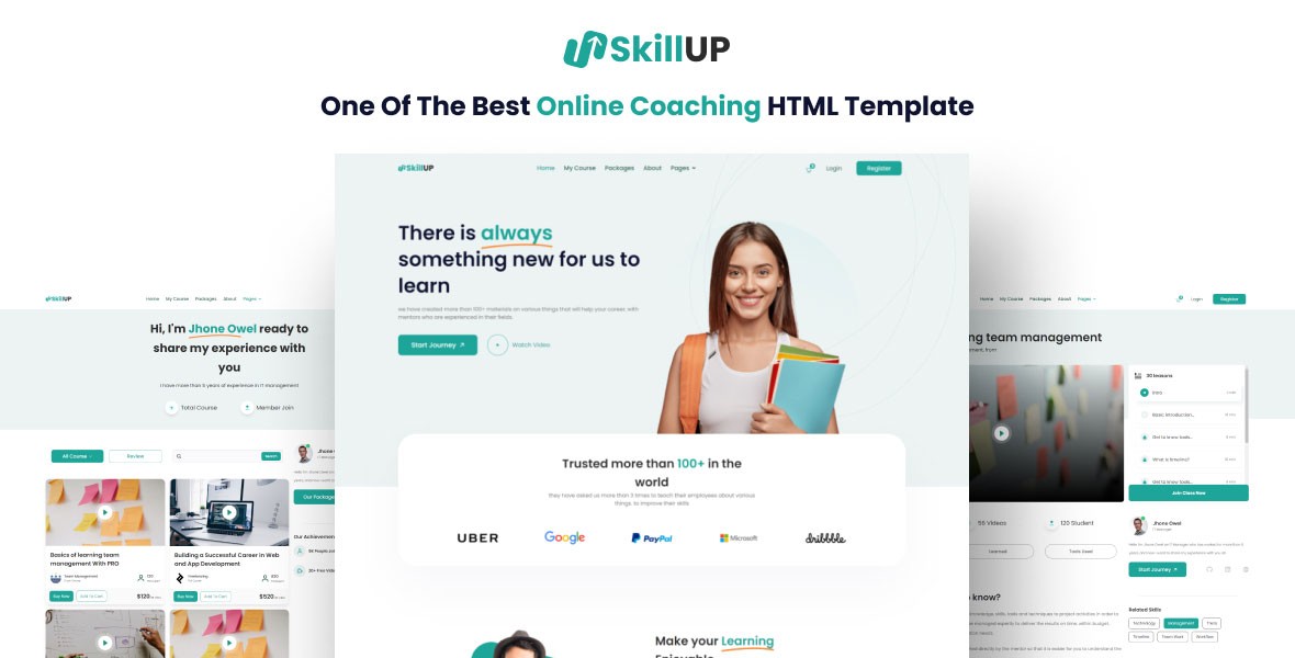 Skillup – Online Courses Template